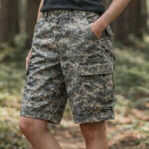 Rothco Military G.I Desert Digital Camo BDU Tactical Cargo Shorts Size Small